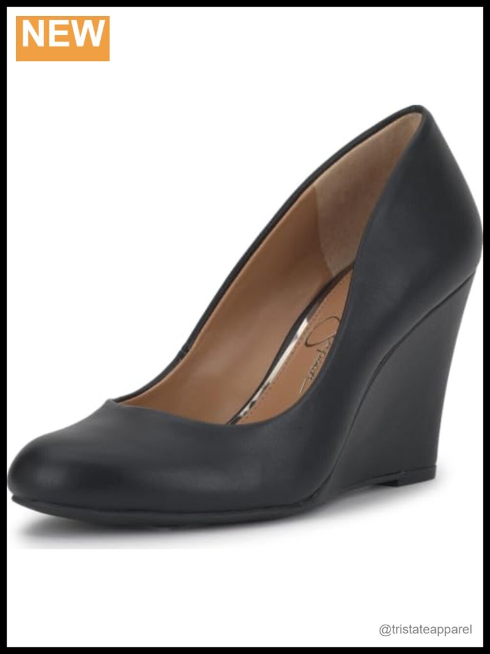 Women's Slip On Wedge Heel Round Toe Memory Foam Pull On Cushioned